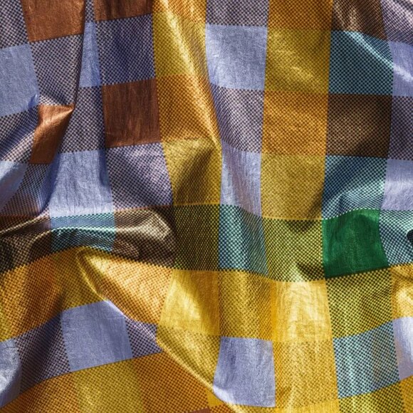 NWT Standard Baggu - Madras Metallic - Picture 9 of 9